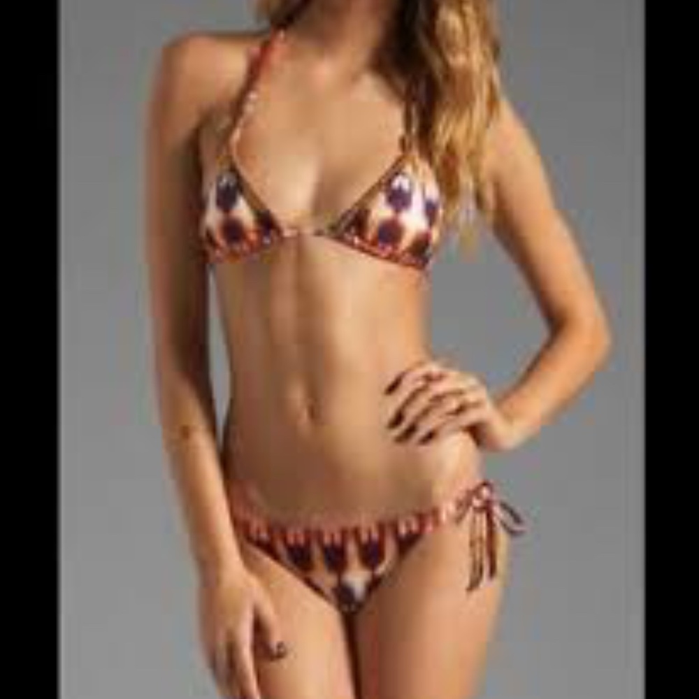 Vix Bikini "Zambia", purple/orange; S top; M btm